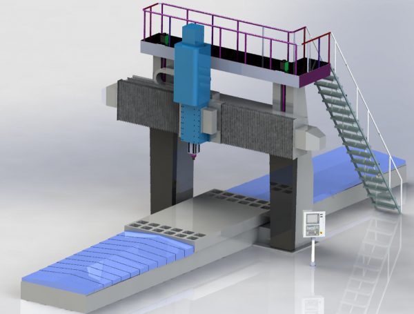 Fresadora Puente Móvil FPF Plus